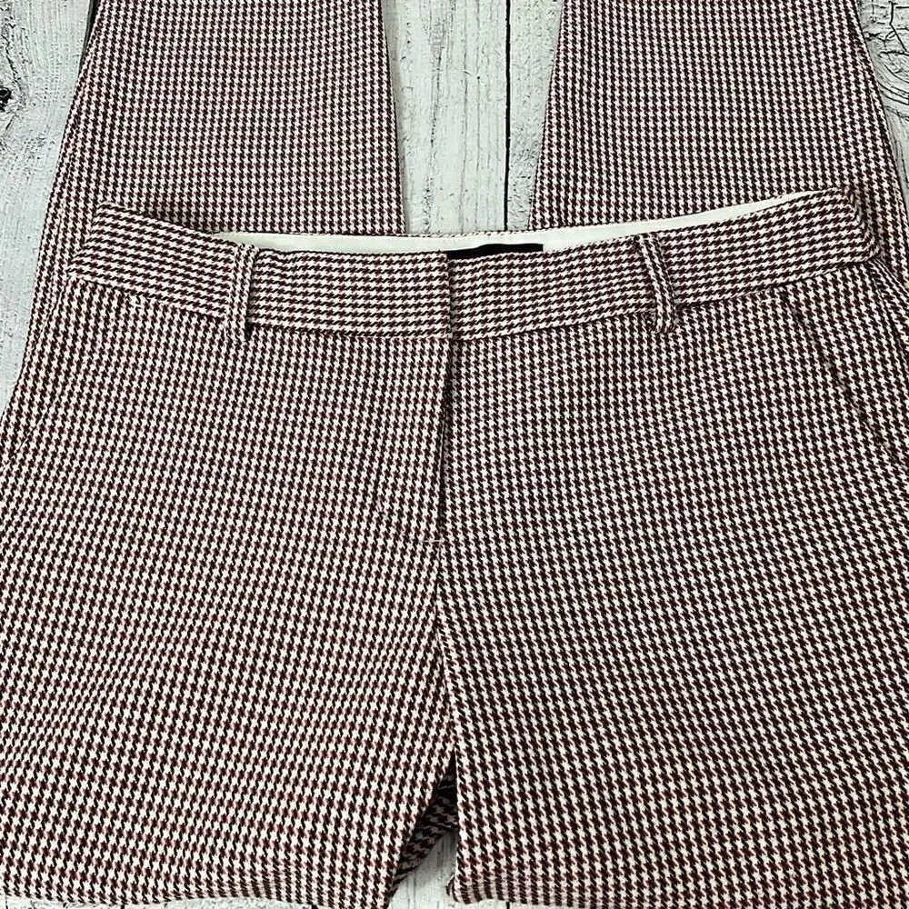 EXPRESS Columnist Ankle Mid Rise Dress Pants - Picture 2 of 5